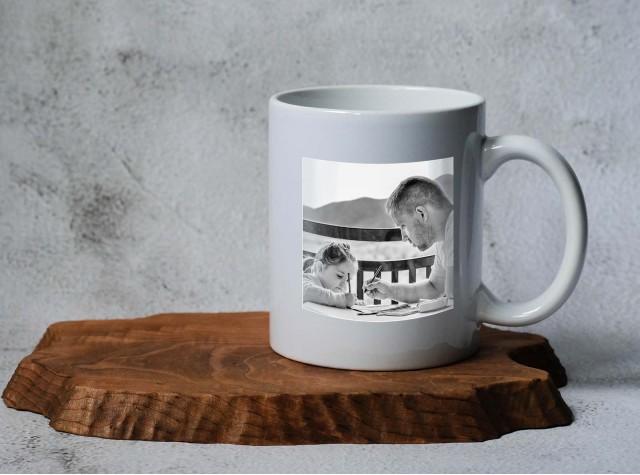 Single Square Personalised Mug